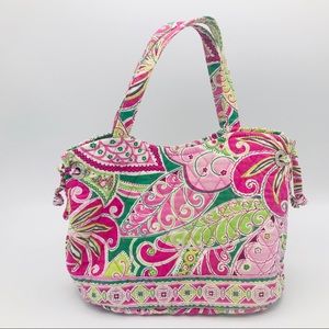 Vera Bradley fun mini purse Pinwheel pink design